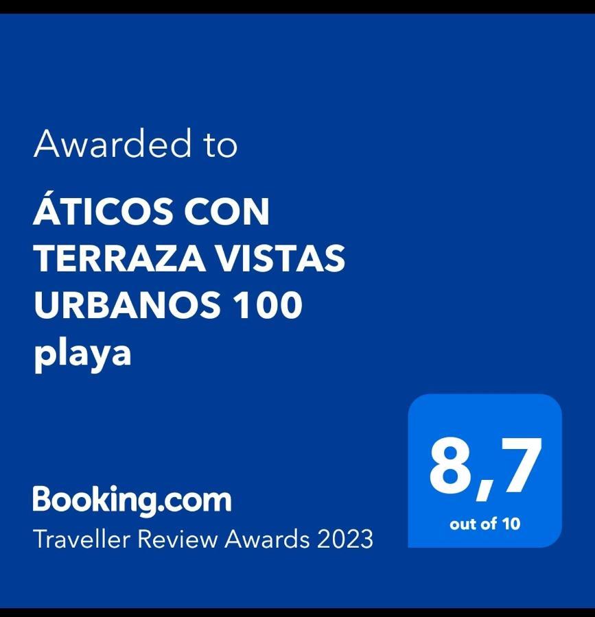 Aticos Con Terraza Vistas Urbanos 100 Playa Apartment ซันเชนโช ภายนอก รูปภาพ